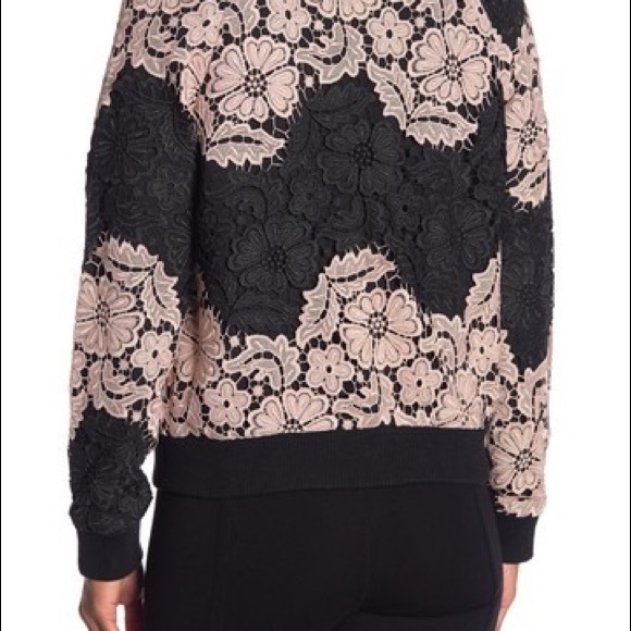 Lace Bomber Jacket - Picture 2 of 3